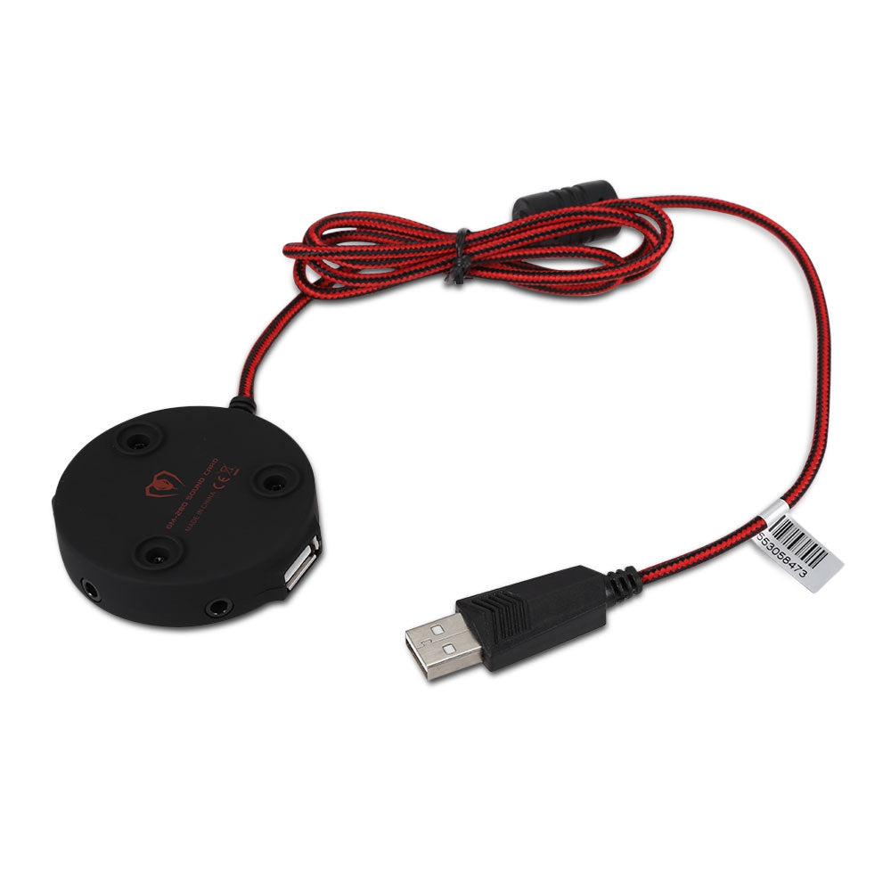Beexcellent GM - 280 Portable USB Sound Adapter Card / Hub