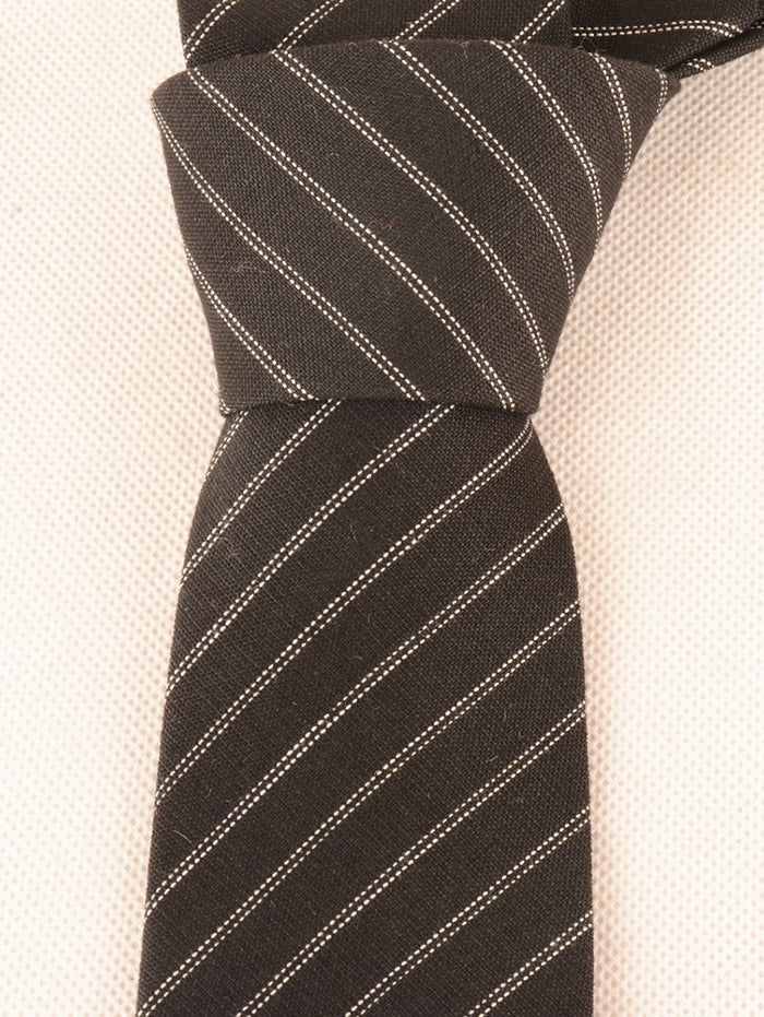 6CM Width Double Striped Neck Tie