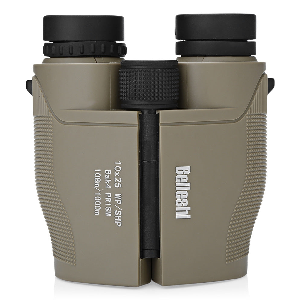 Beileshi TD38 - 10X25 108M / 1000M Folding Binocular Outdoor Fully-coated BAK4 Prism Hunting Tel...