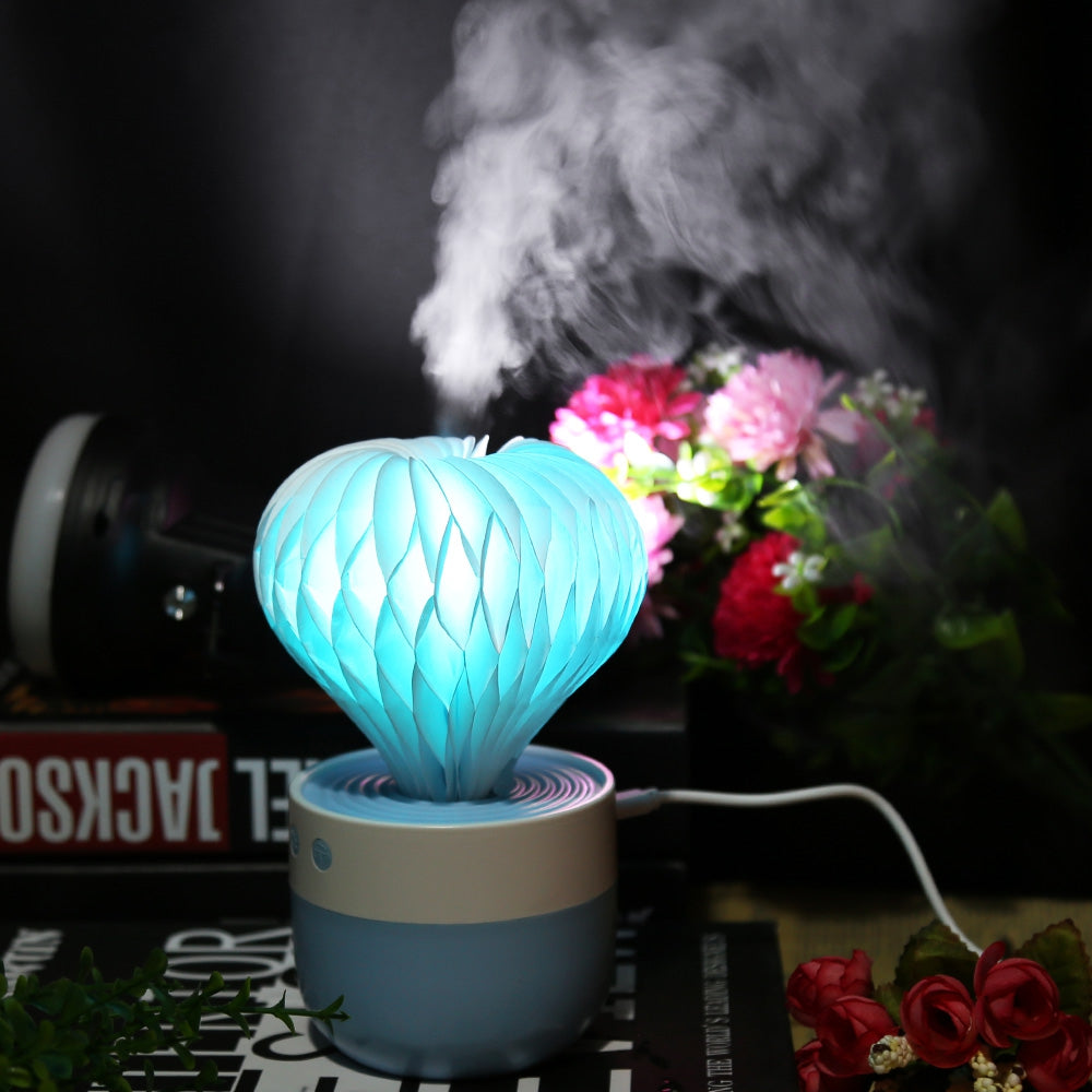 Cactus Style USB LED Nightlight Air Humidifier