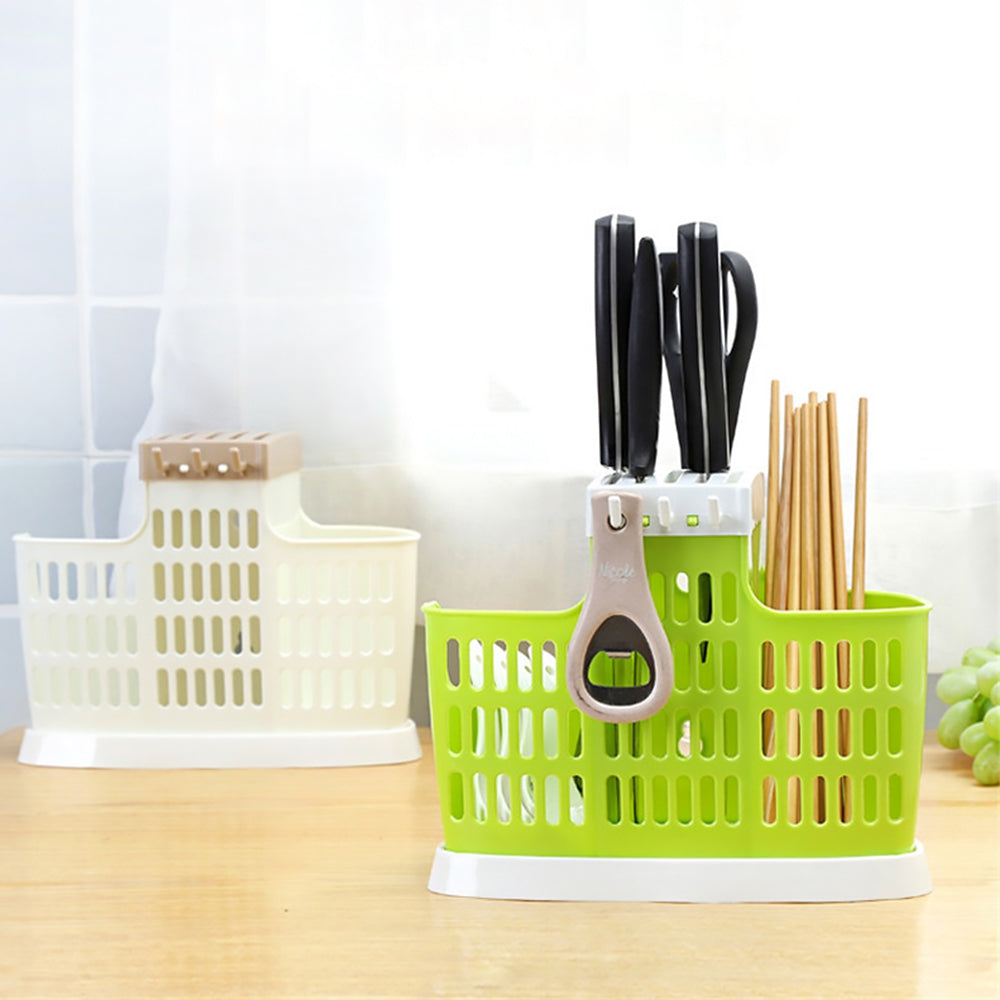 Chopsticks Cage Spoon Cutlery Storage Holder Draining Rack