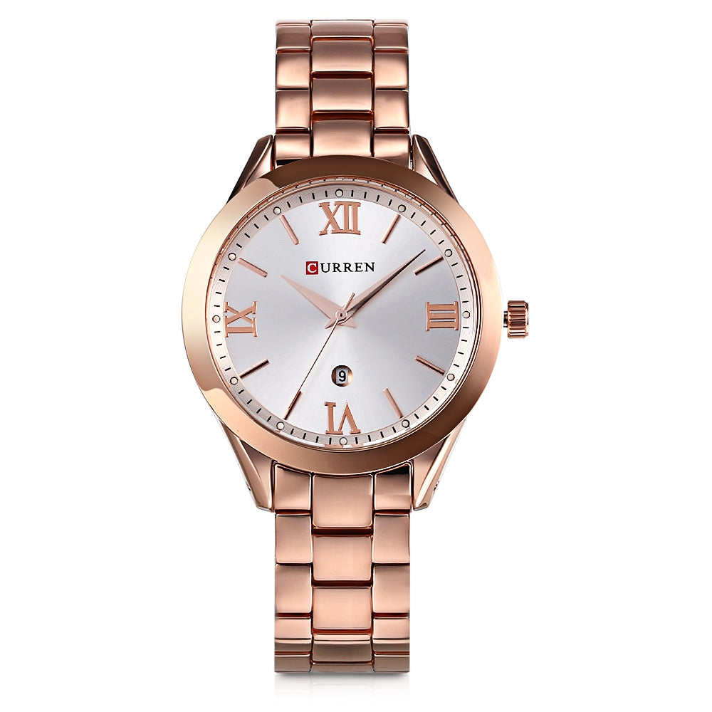 Curren 9007 Women Quartz Watch Calendar