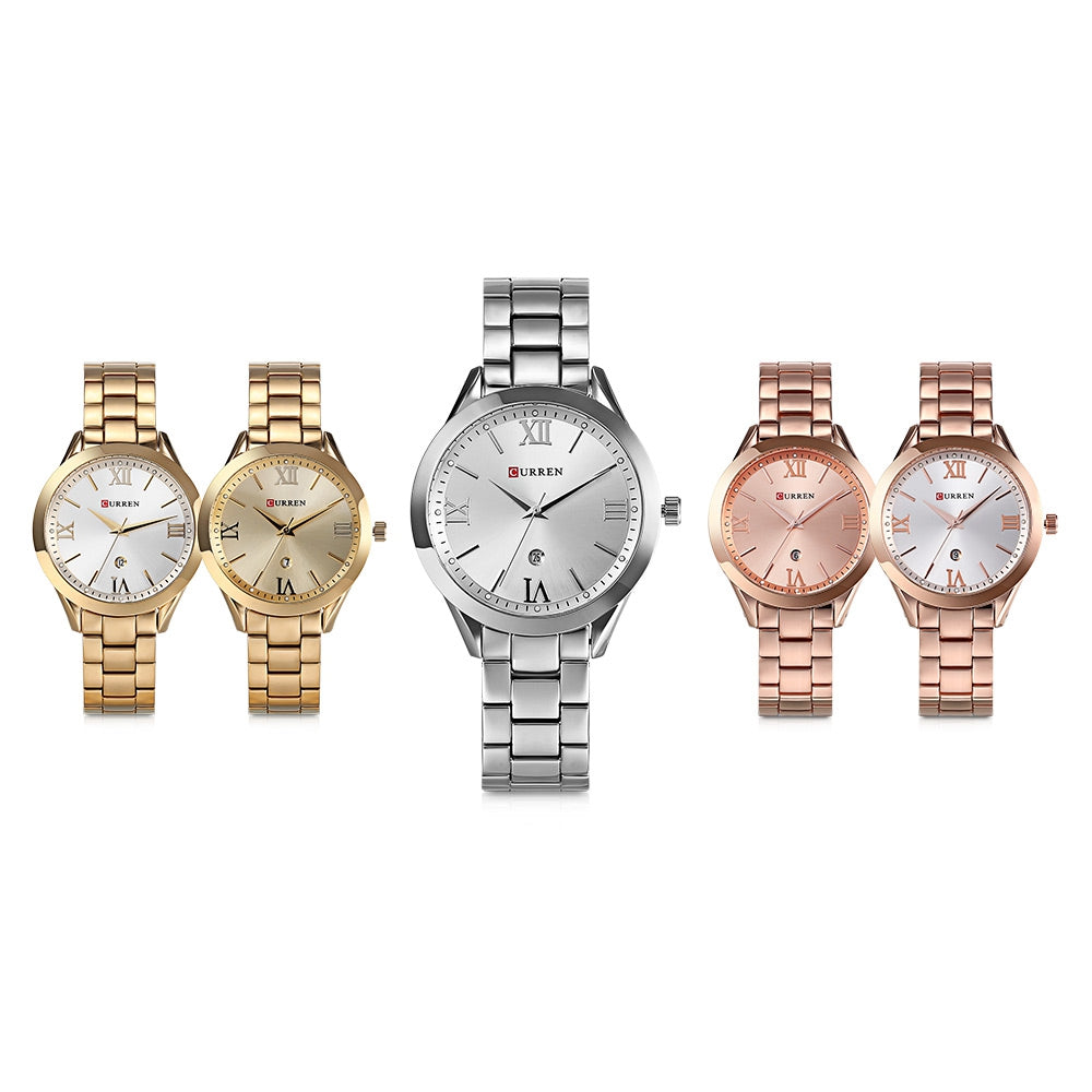 Curren 9007 Women Quartz Watch Calendar