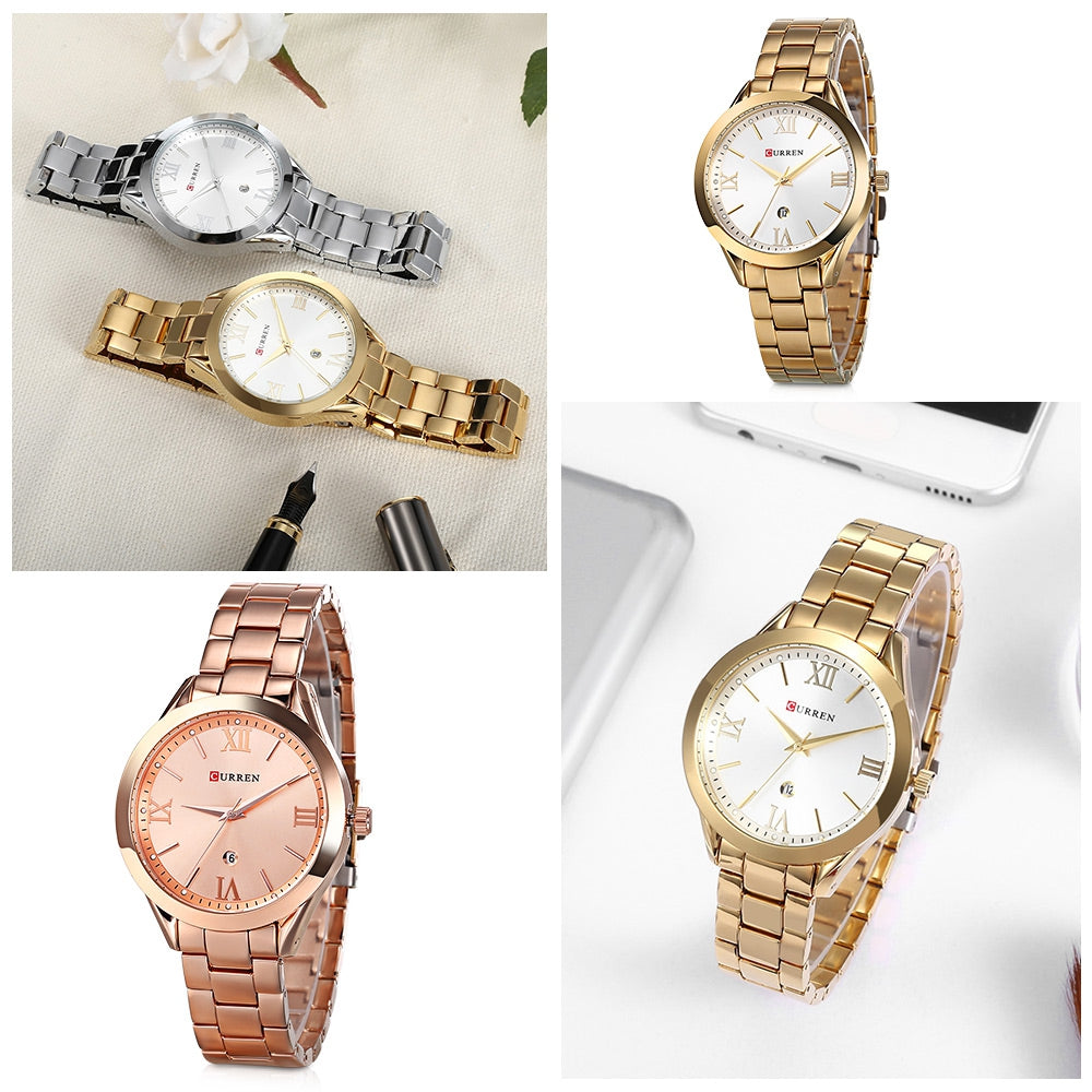 Curren 9007 Women Quartz Watch Calendar