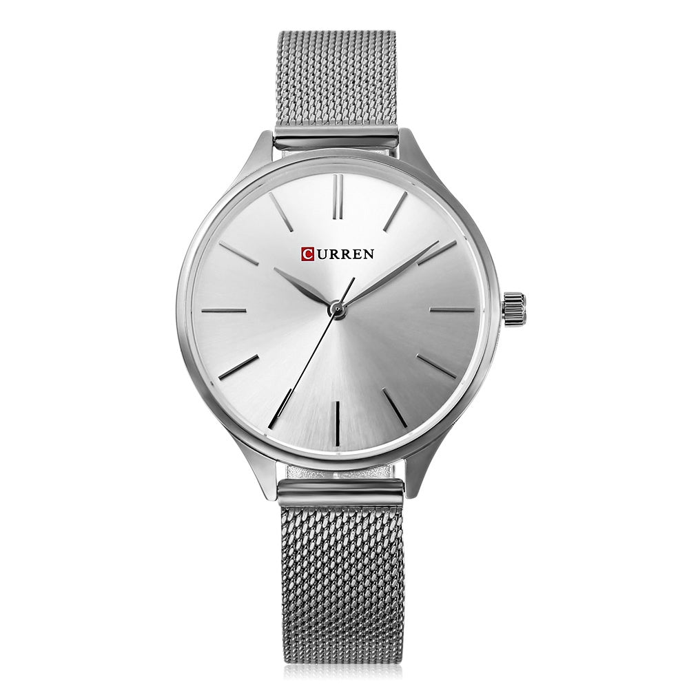 Curren 9024 Women Quartz Watch Simple Ultra-thin Dial