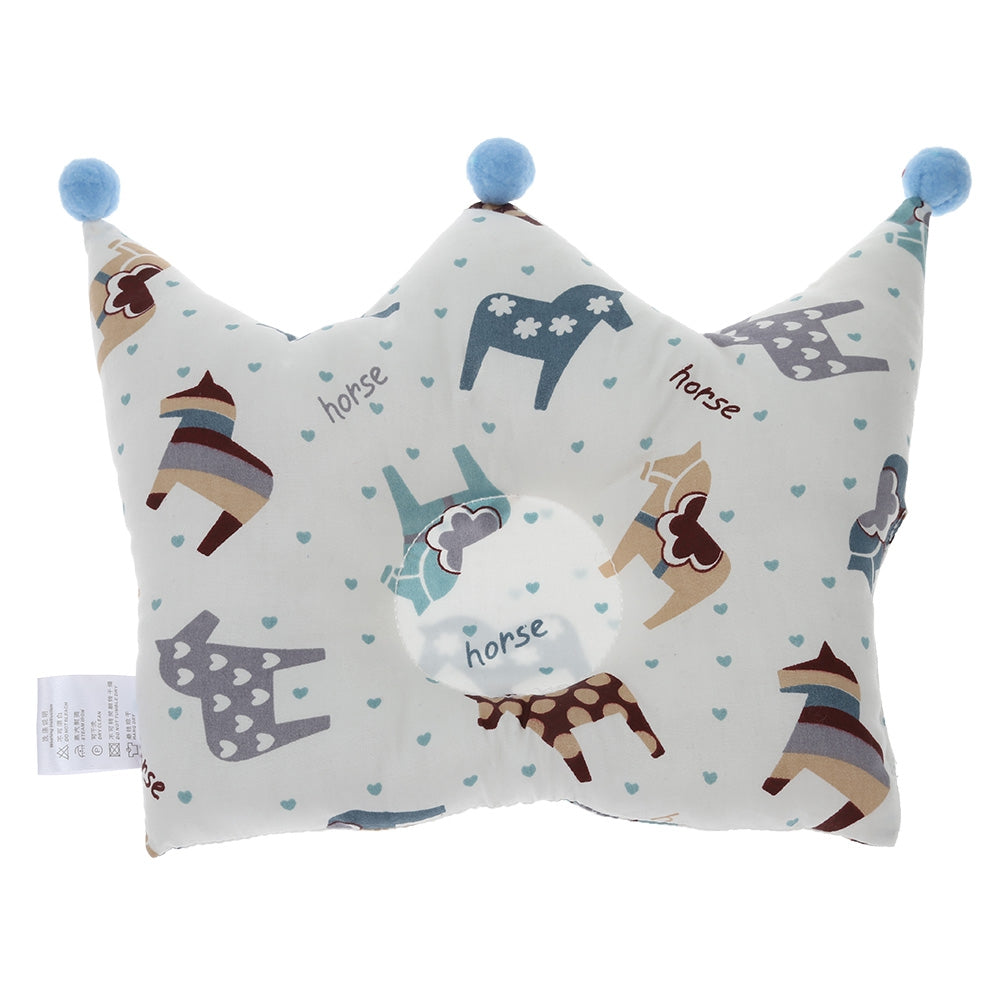Crown Shape Baby Pillow Infant Sleeping Headrest