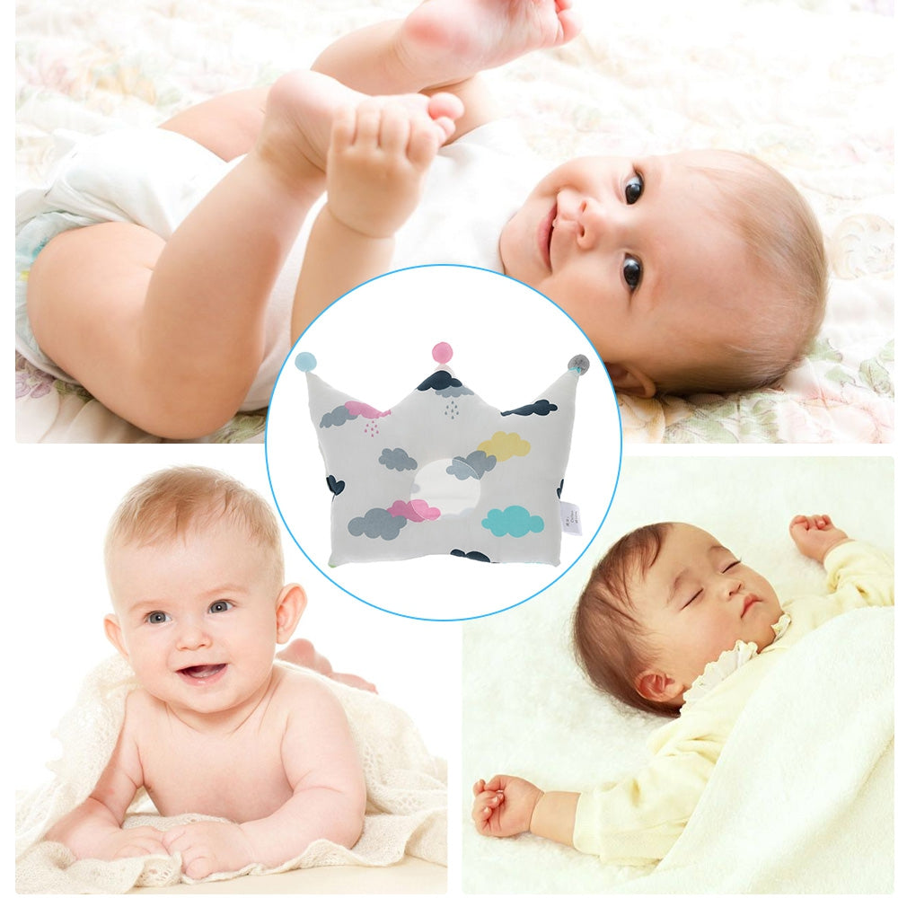 Crown Shape Baby Pillow Infant Sleeping Headrest