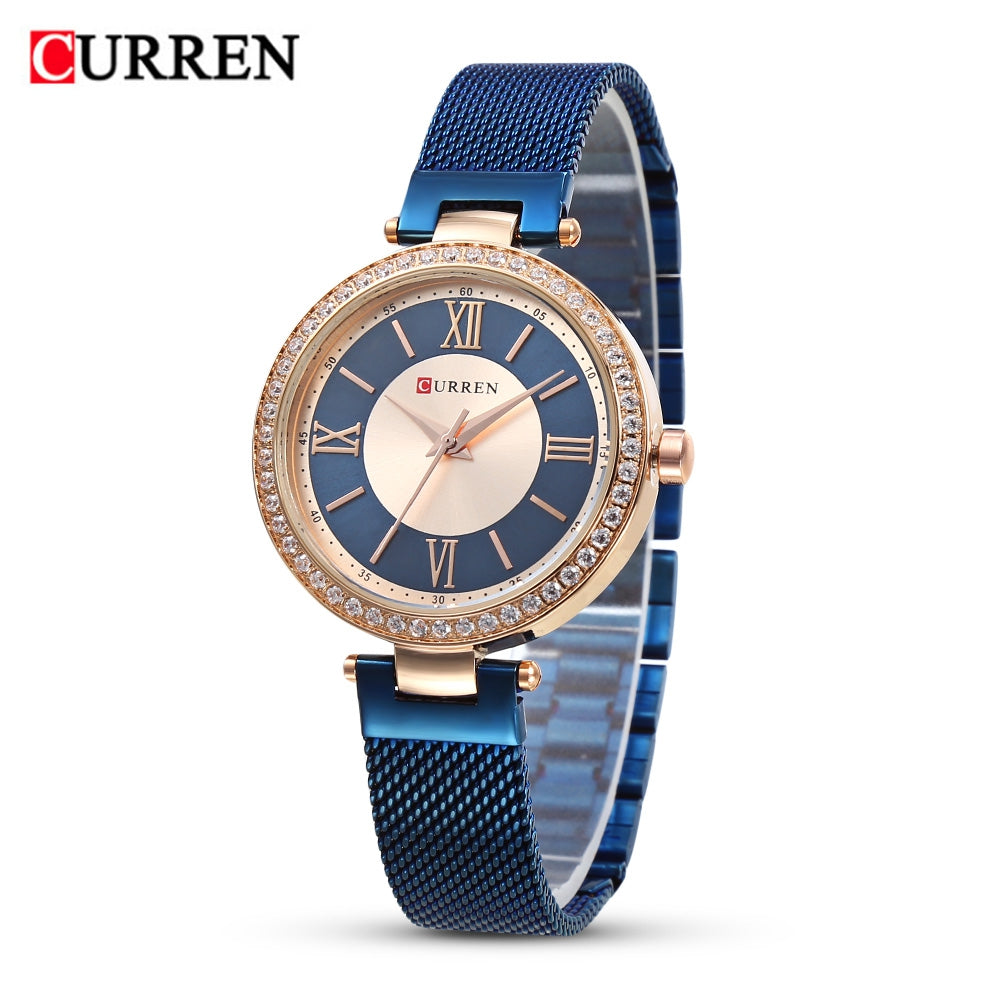 Curren 9011 Women Quartz Ultra-thin Dial Watch