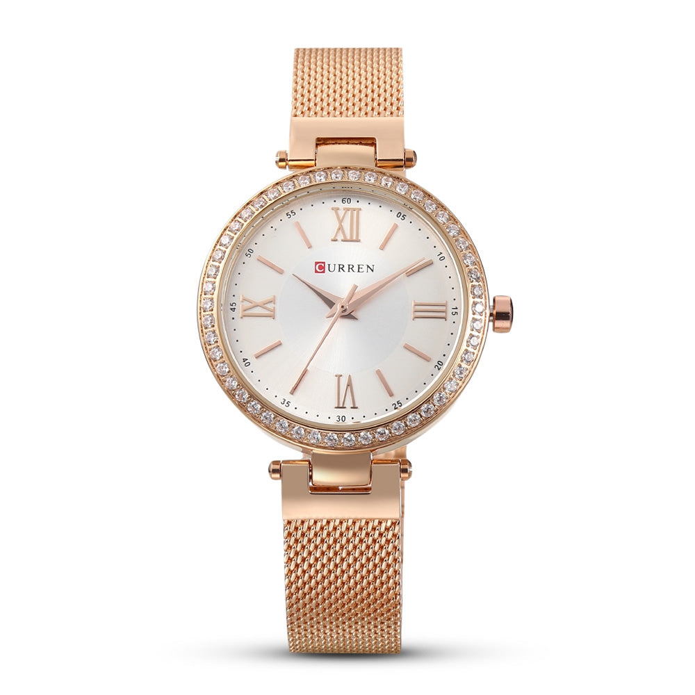 Curren 9011 Women Quartz Ultra-thin Dial Watch