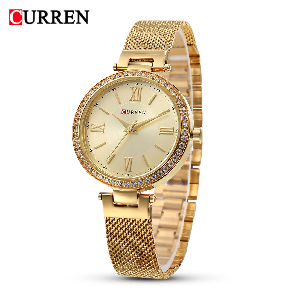 Curren 9011 Women Quartz Ultra-thin Dial Watch