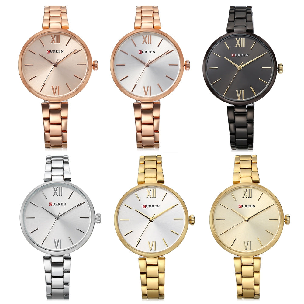 Curren 9017 Women Simple Dial Quartz Watch