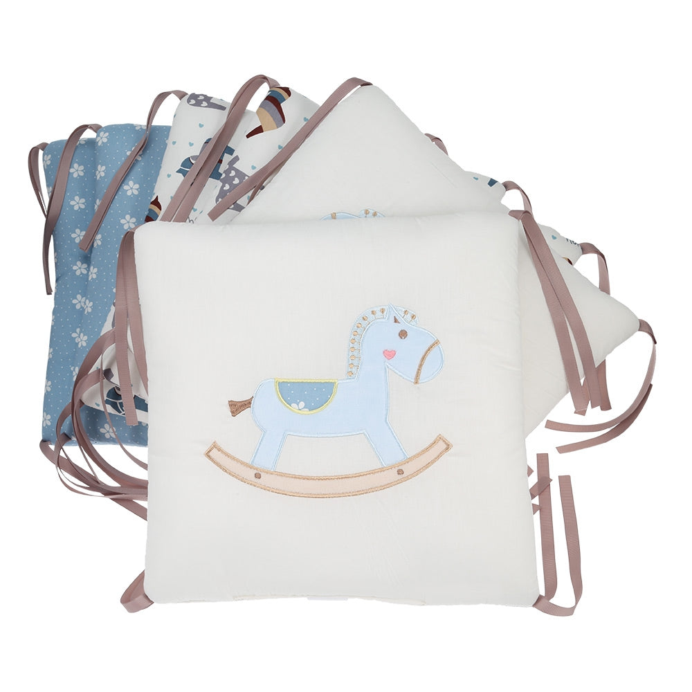 Cartoon Printing Baby Crib Bumper Combination Backrest Cushion