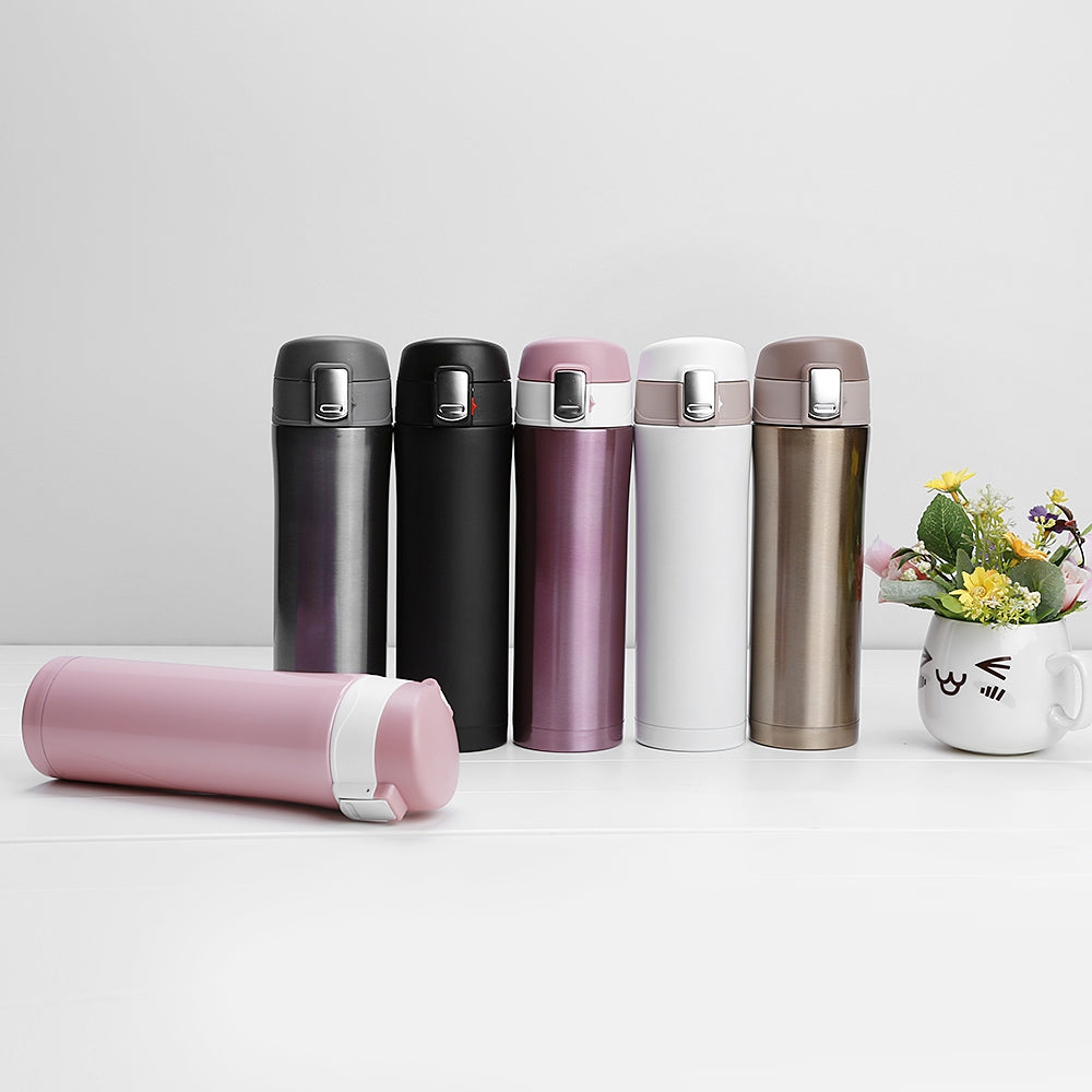 500ML Stainless Steel Vacuum Flask Coffee Cup Travel Mug