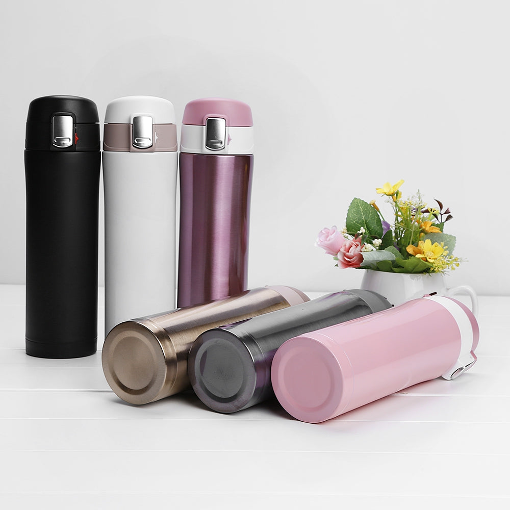 500ML Stainless Steel Vacuum Flask Coffee Cup Travel Mug