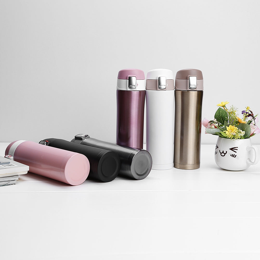 500ML Stainless Steel Vacuum Flask Coffee Cup Travel Mug