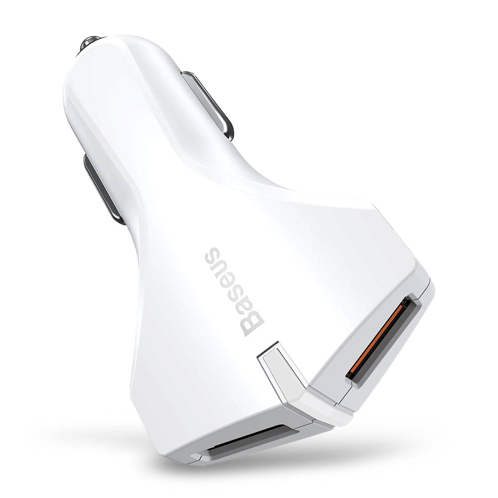 Baseus QC 3.0 True Dual USB Ports Quick Car Charger