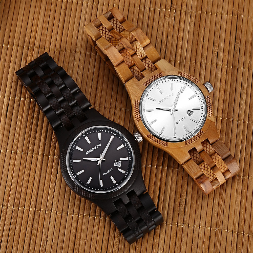 BEDATE ZS - W141A Men Quartz Wooden Watch