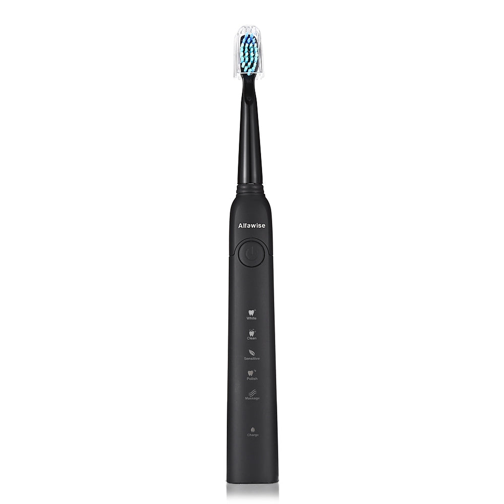 Alfawise SG - 949 Sonic Electric Toothbrush with Smart Timer Five Brushing Modes Waterproof with...