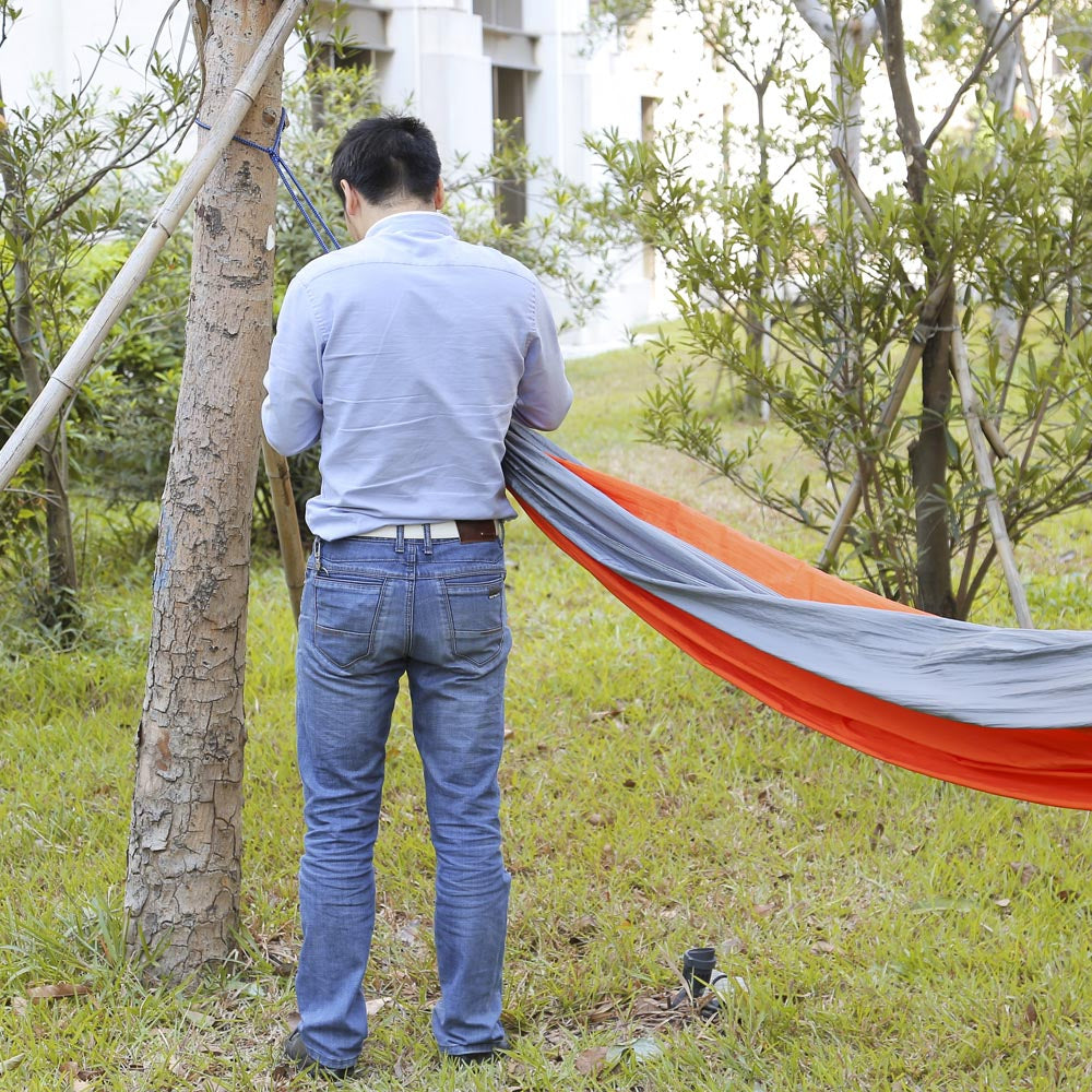 3 x 2M Two Person Parachute Nylon Fabric Hammock