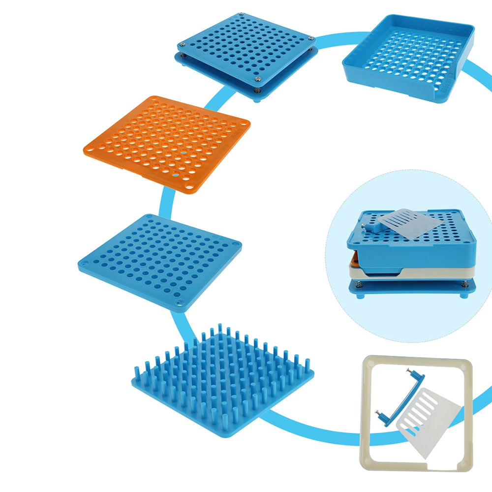 100 Holes Manual Capsule Filler with Powder Block Board