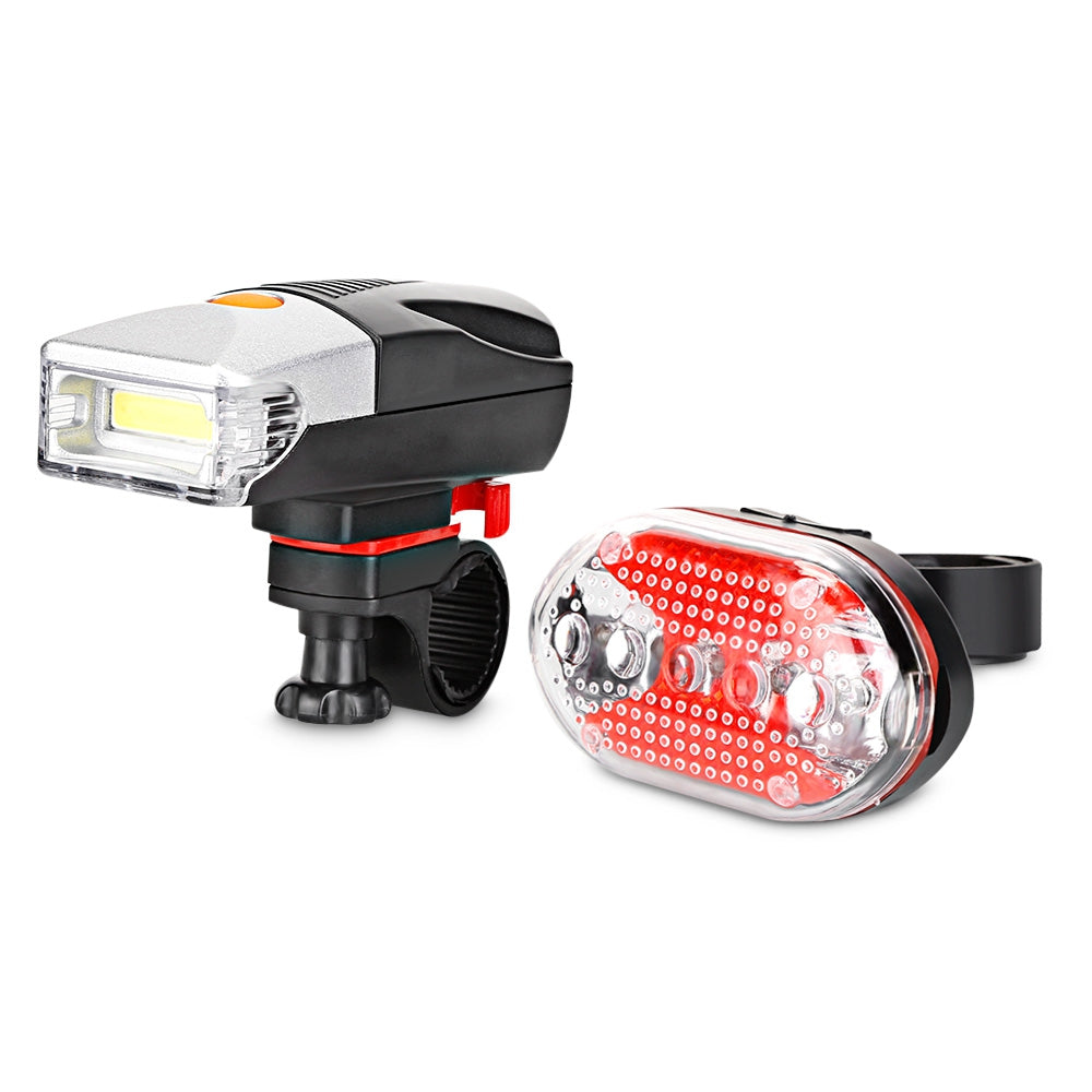 Bike COB Headlight Front Light 5 LEDs Tail Lamp