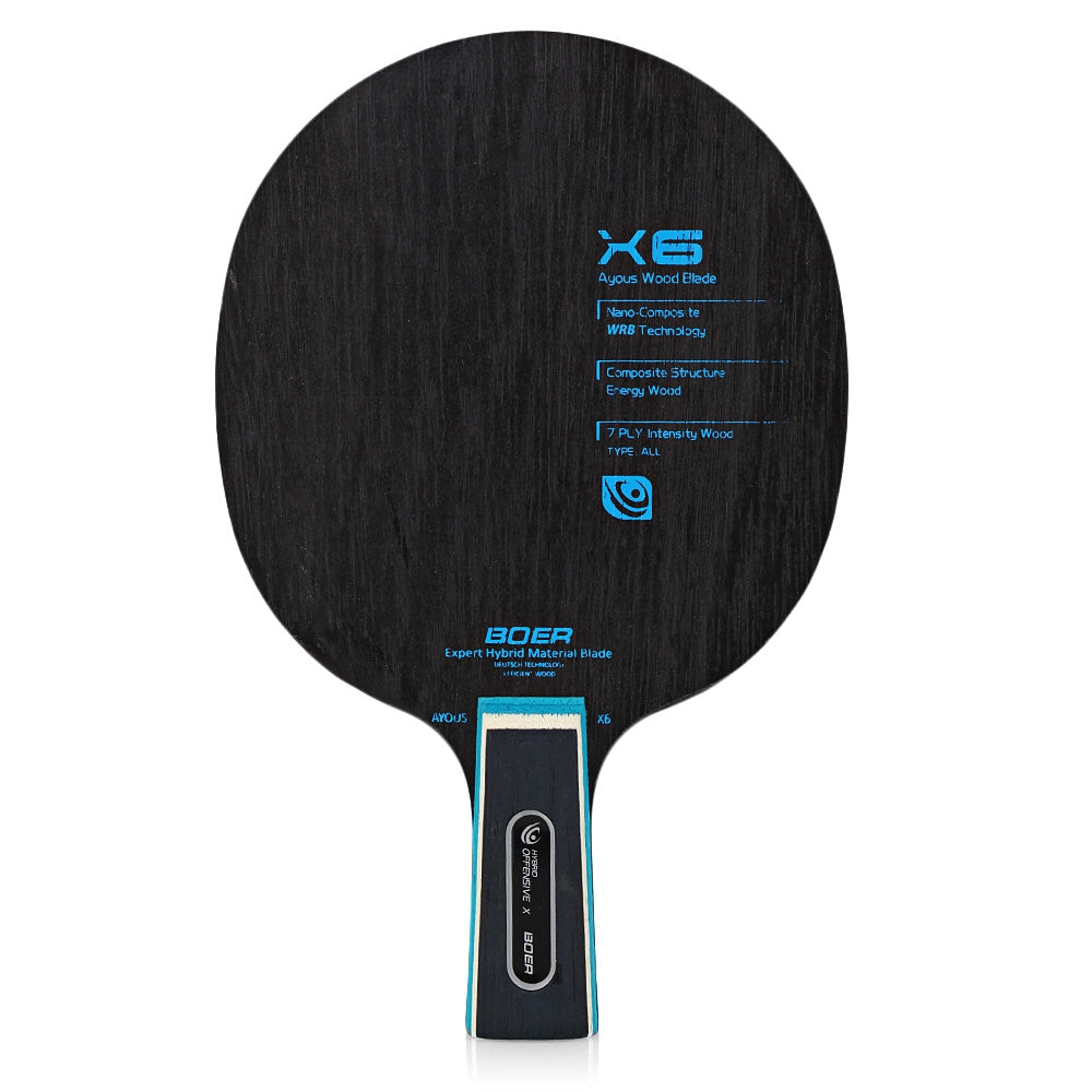 BOER X6 Ping Pong Racket Table Tennis Paddle Bat