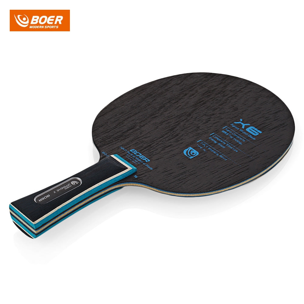 BOER X6 Ping Pong Racket Table Tennis Paddle Bat