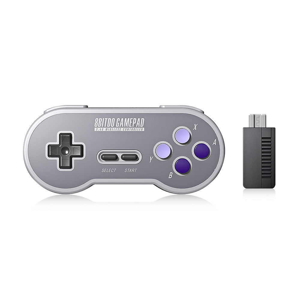 8Bitdo SN30 Wireless Controller with 2.4G NES Receiver Classic Joystick Gamepad for Switch An......