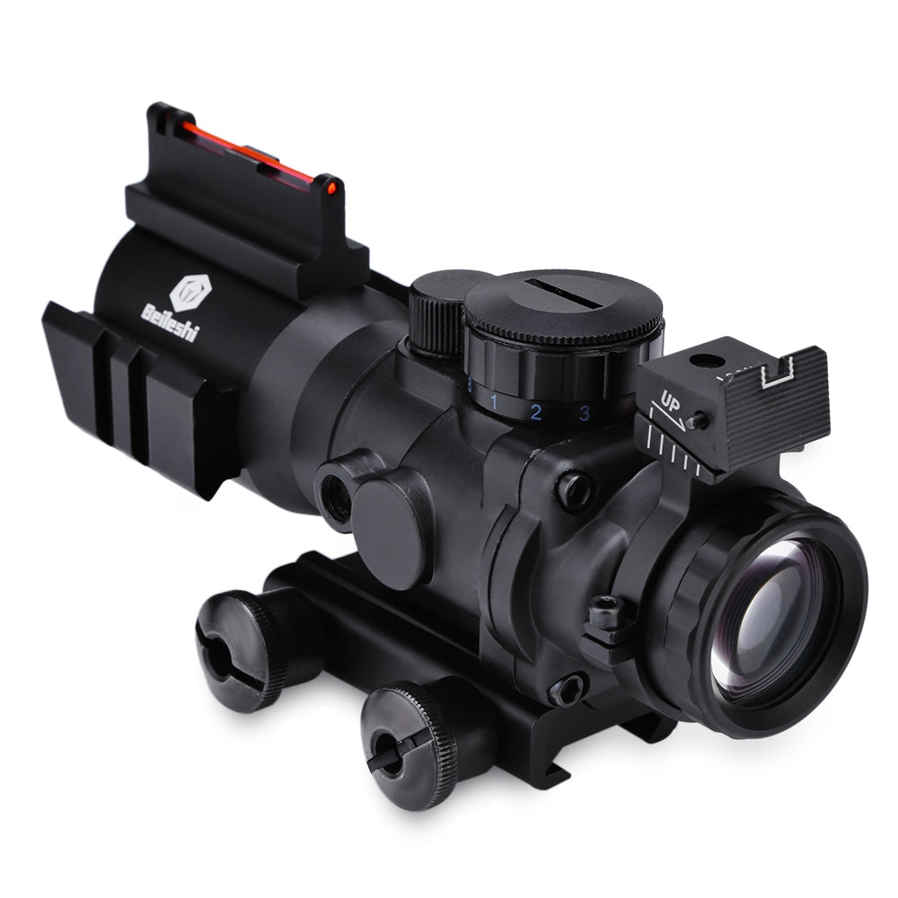 Beileshi Hunting 4 X 32 Riflescope Fiber Sight for 20MM Rail