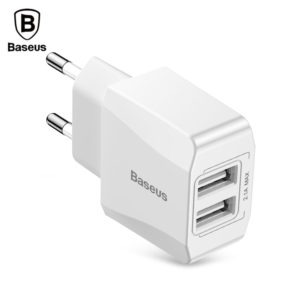 Baseus Mini Dual USB Output Charger 5V 2.1A