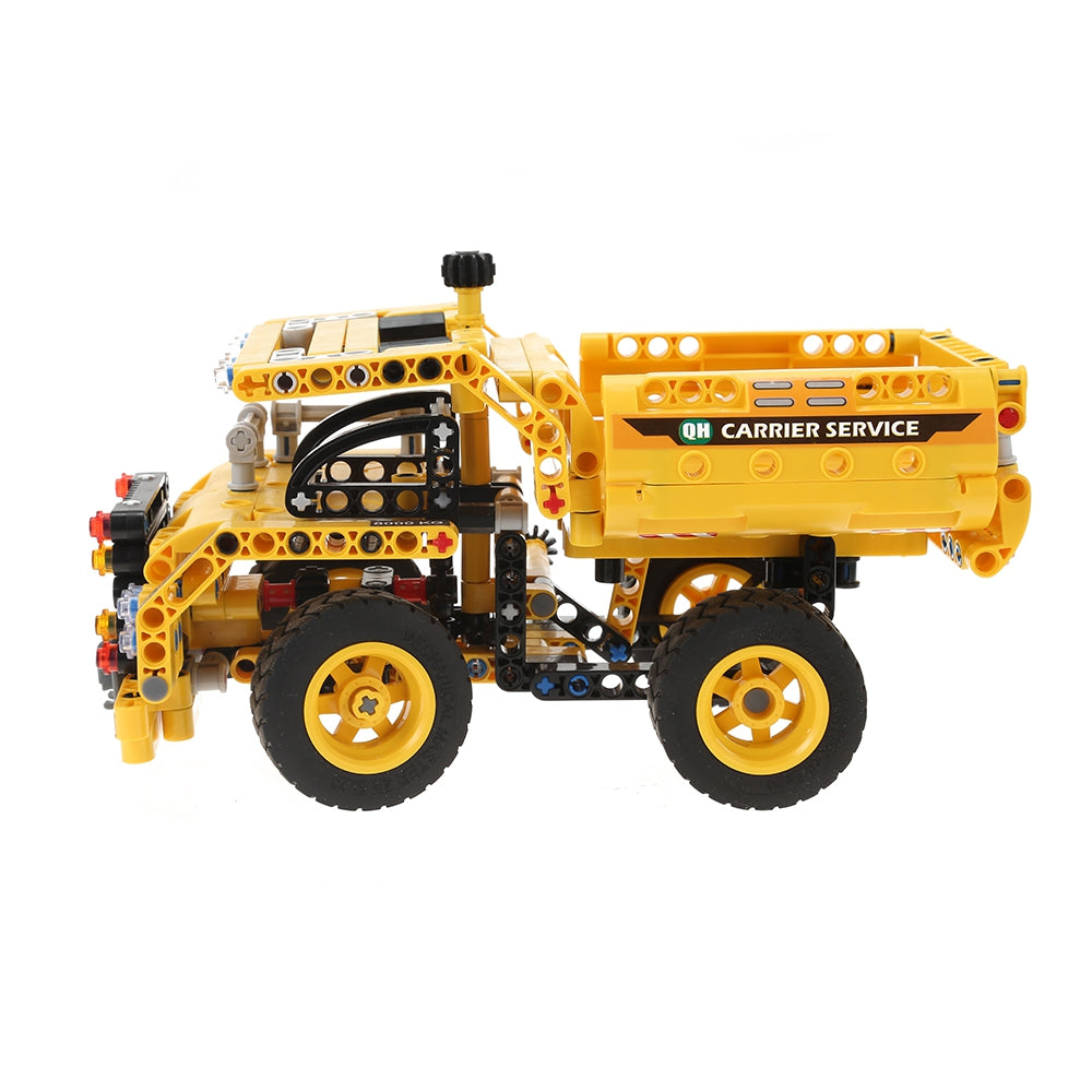 2 in 1 Dump Truck and Plane Assembled Toy 361pcs