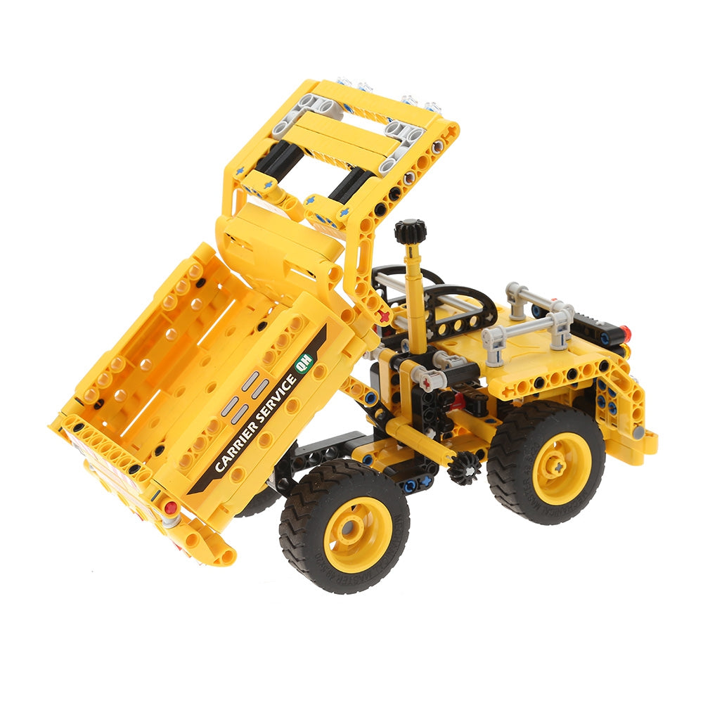2 in 1 Dump Truck and Plane Assembled Toy 361pcs