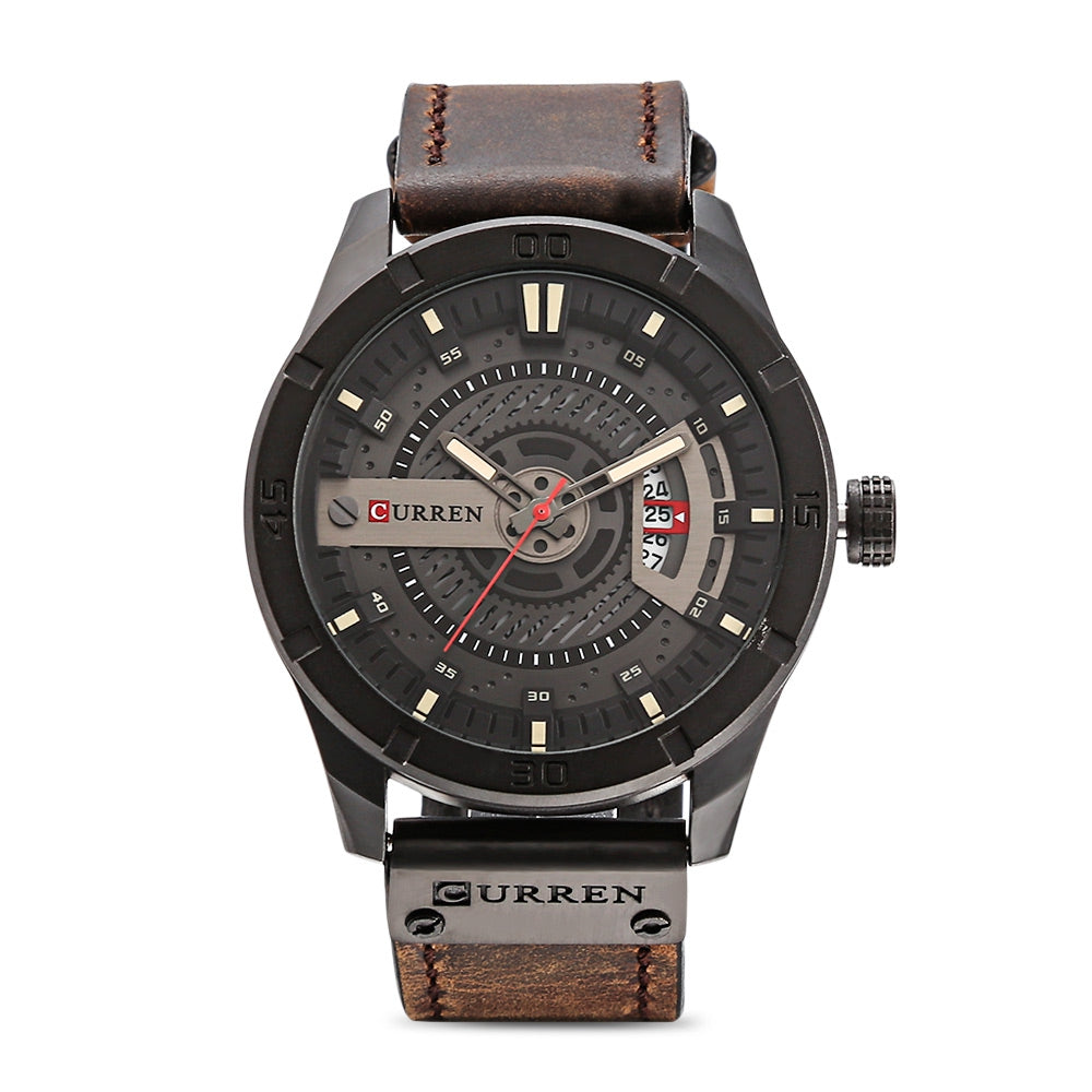 Curren 8301 Male Quartz Calendar Watch