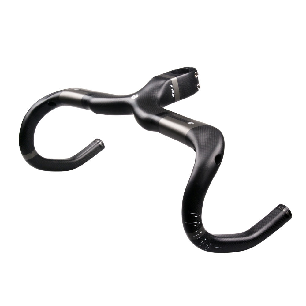 Carbon Fiber Road Bike Breaking Wind Bent Bar Bicycle Handlebar