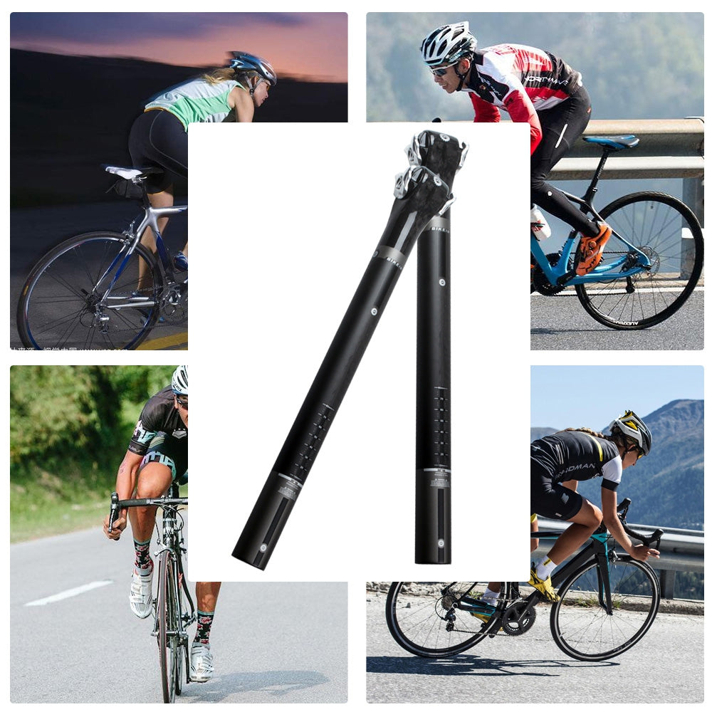 Carbon Fiber Road Bike Seatpost Bicycle Breaking Wind Suspension Seat Tube