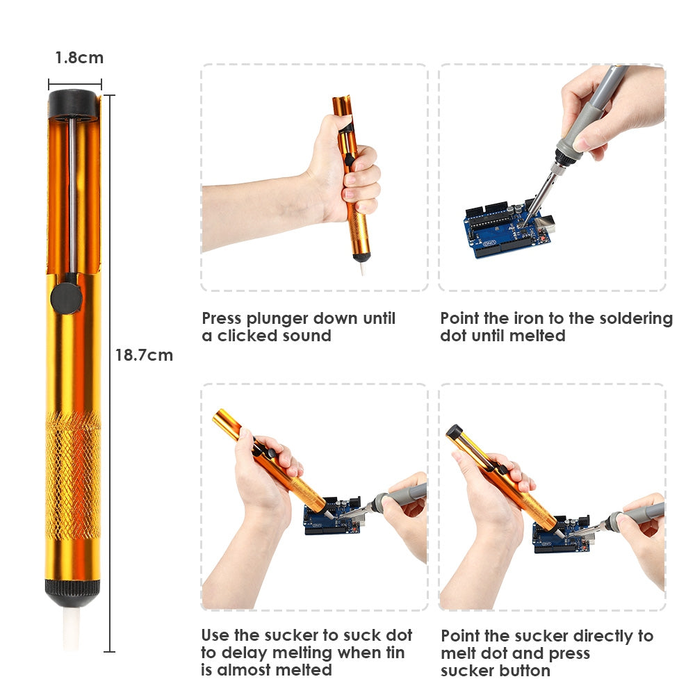 D60 Soldering Iron Kit with Adjustable Temperature Welding Tool