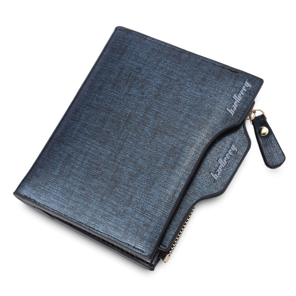 baellerry Fashionable Men Business Wallet with Detachable Card Photo Holder