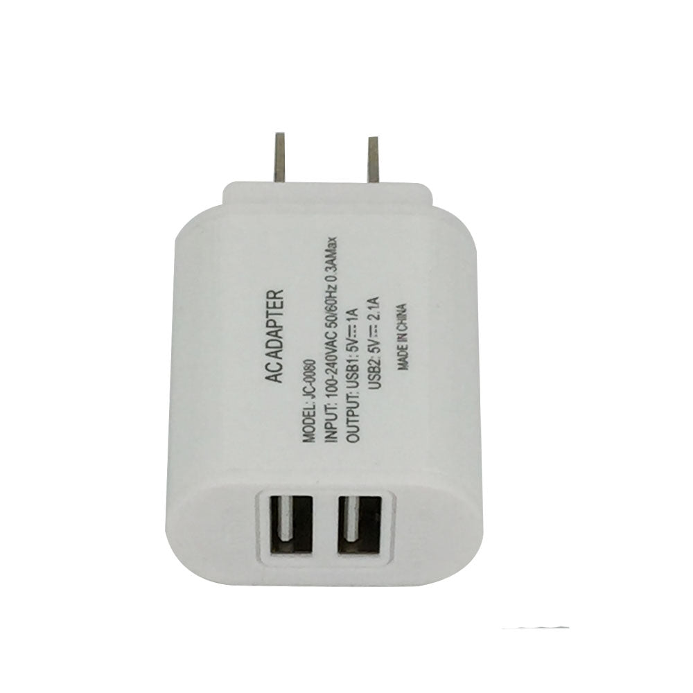 2USB Wall Charging Charger US Plug 2.0A AC Power Adapter Wall Charger