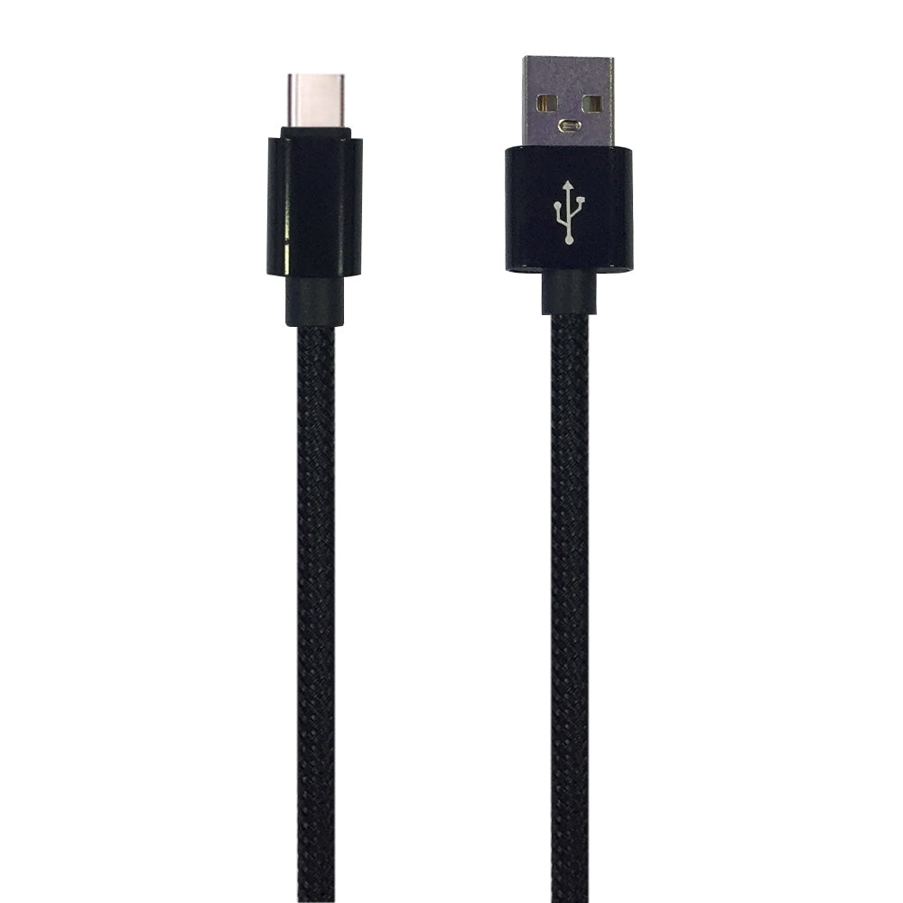 1M Nylon Braid Fast Charger Data Cable for Type-C  Devices