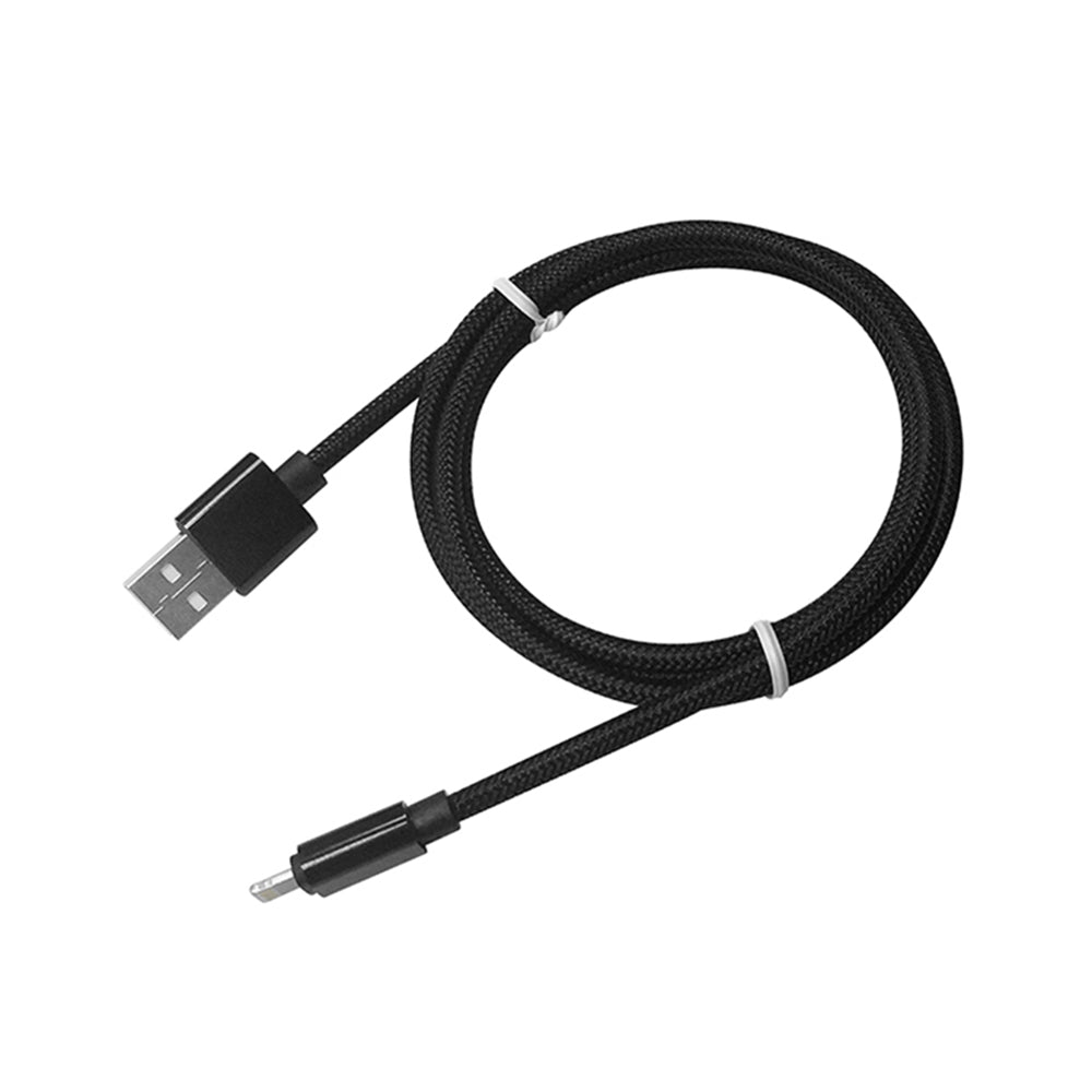 1M 2.1A Nylon Braid Fast Charger Data Cable for 8 Pin Devices