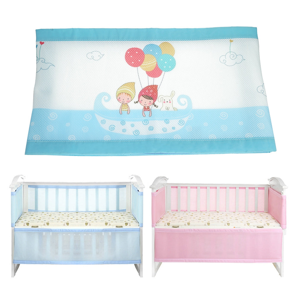 Baby Bed Crib Bumper Breathable Infant Bedding Set