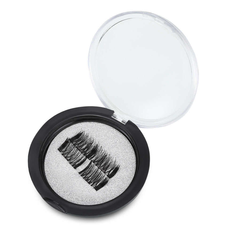 2 Pairs Magnetic False Eyelashes Extension Eye Beauty Makeup