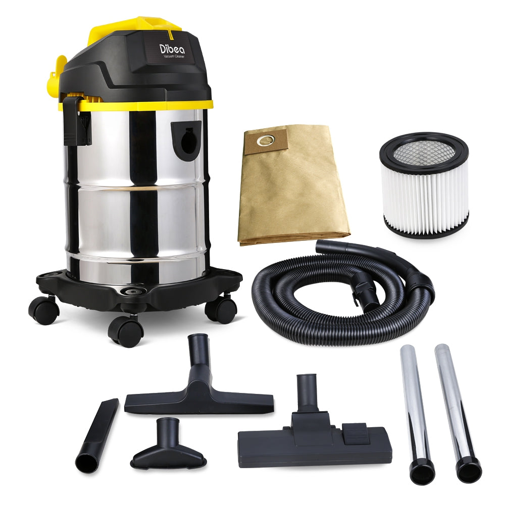 Dibea DU100 Household Barrel Type Wet / Dry Vacuum Cleaner Cleaning Machine