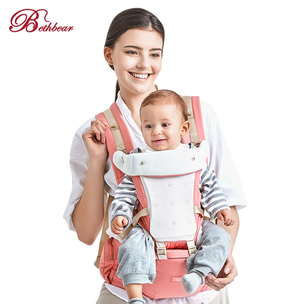 Bethbear Front Facing Baby Carrier 4 in 1 Infant Sling Backpack