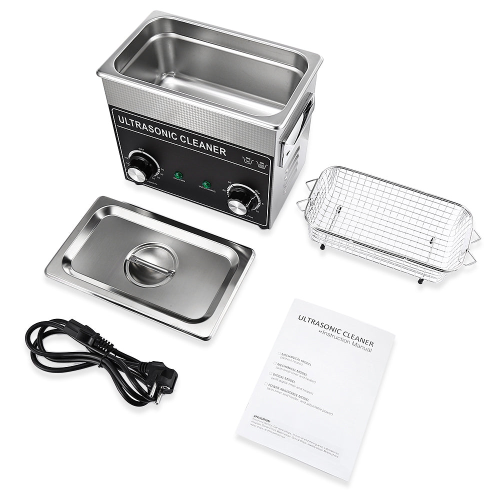 CJ - 020 3.2L Ultrasonic Cleaner Machine with Heater Timer Cleaning Jewelry False Tooth Shaver