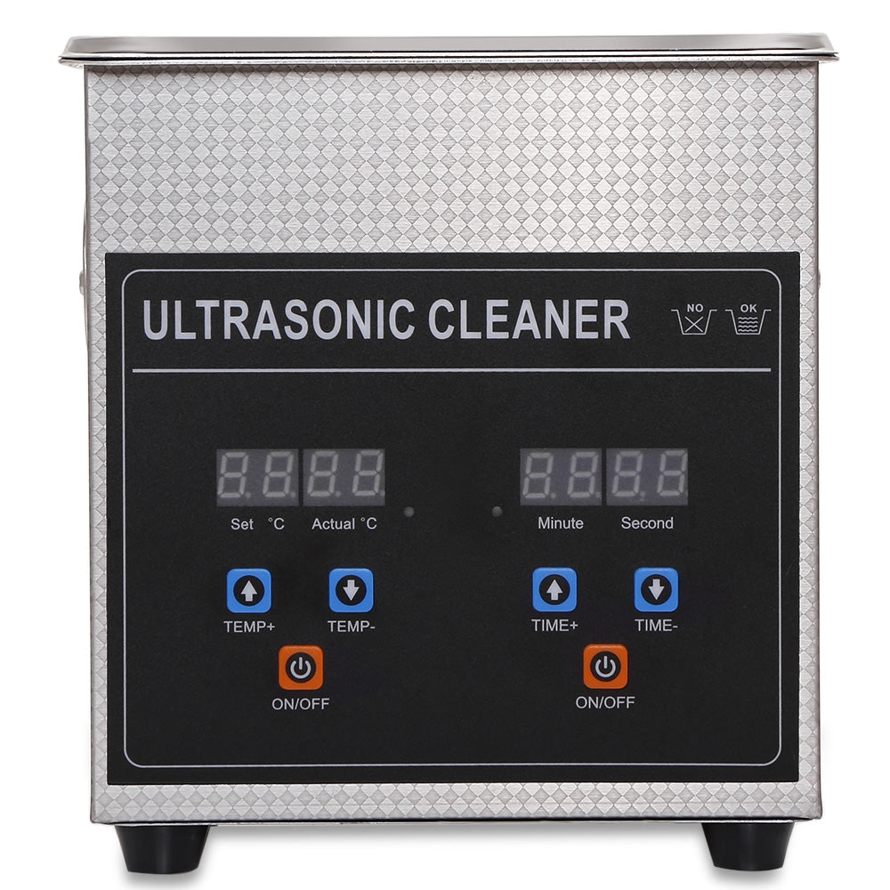 CJ - 010S 2L Digital Ultrasonic Cleaner Machine with Heater Timer Cleaning Jewelry False Tooth S...