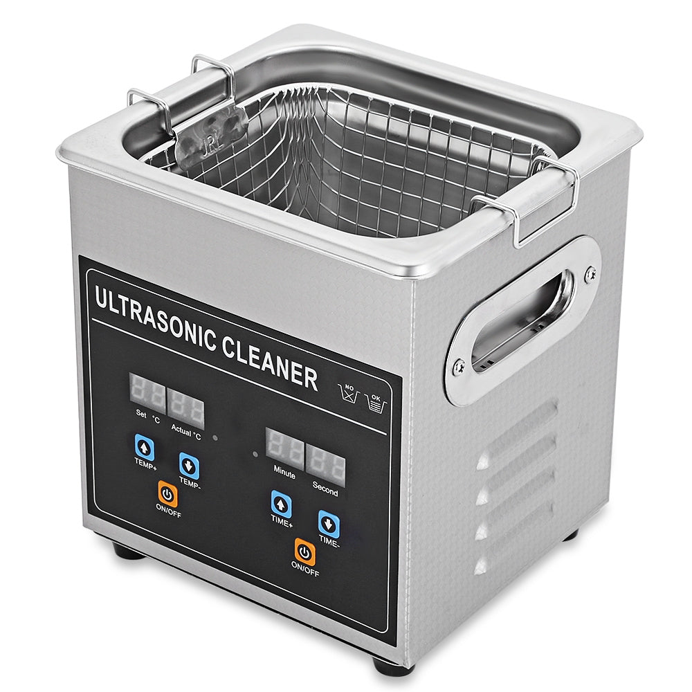 CJ - 010S 2L Digital Ultrasonic Cleaner Machine with Heater Timer Cleaning Jewelry False Tooth S...