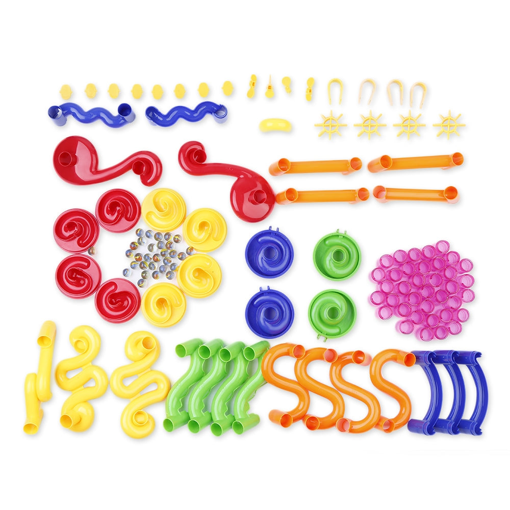 678 - 7 Deluxe Marble Race Game Marble Run Play Set 105pcs Developing