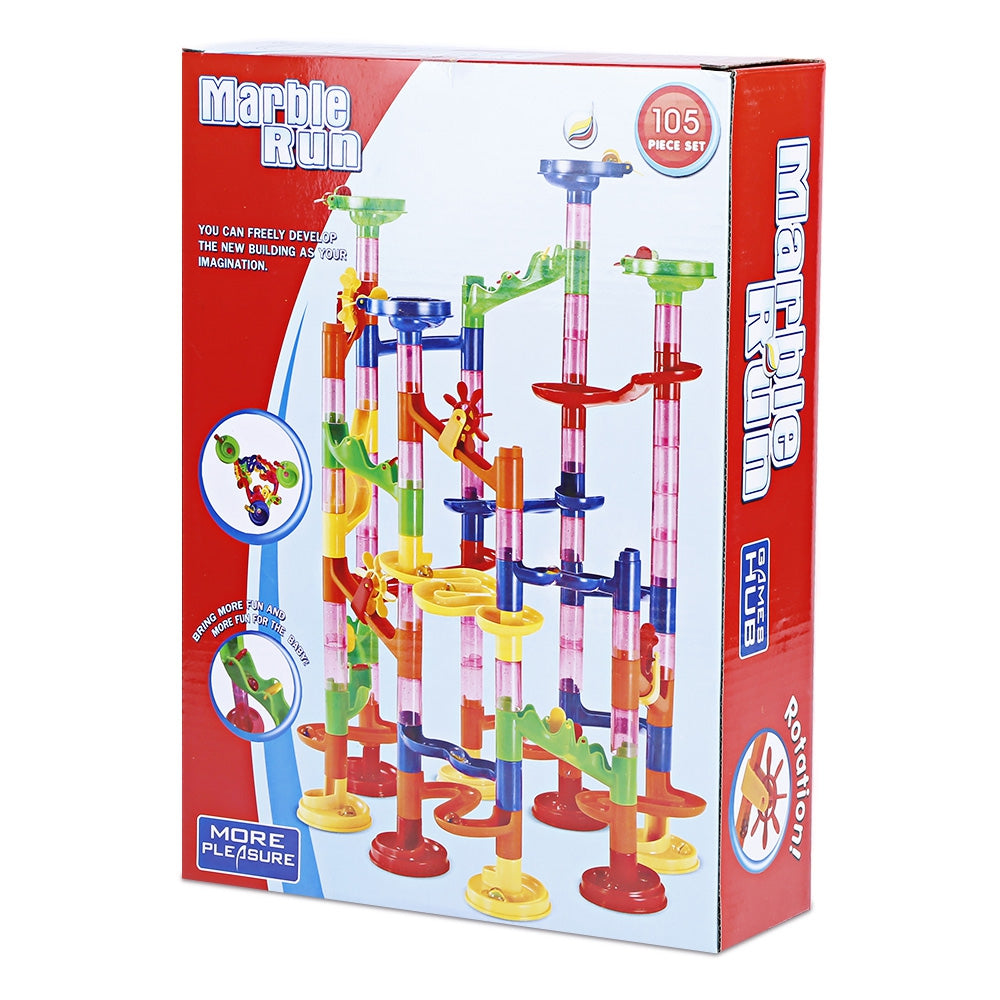 678 - 7 Deluxe Marble Race Game Marble Run Play Set 105pcs Developing