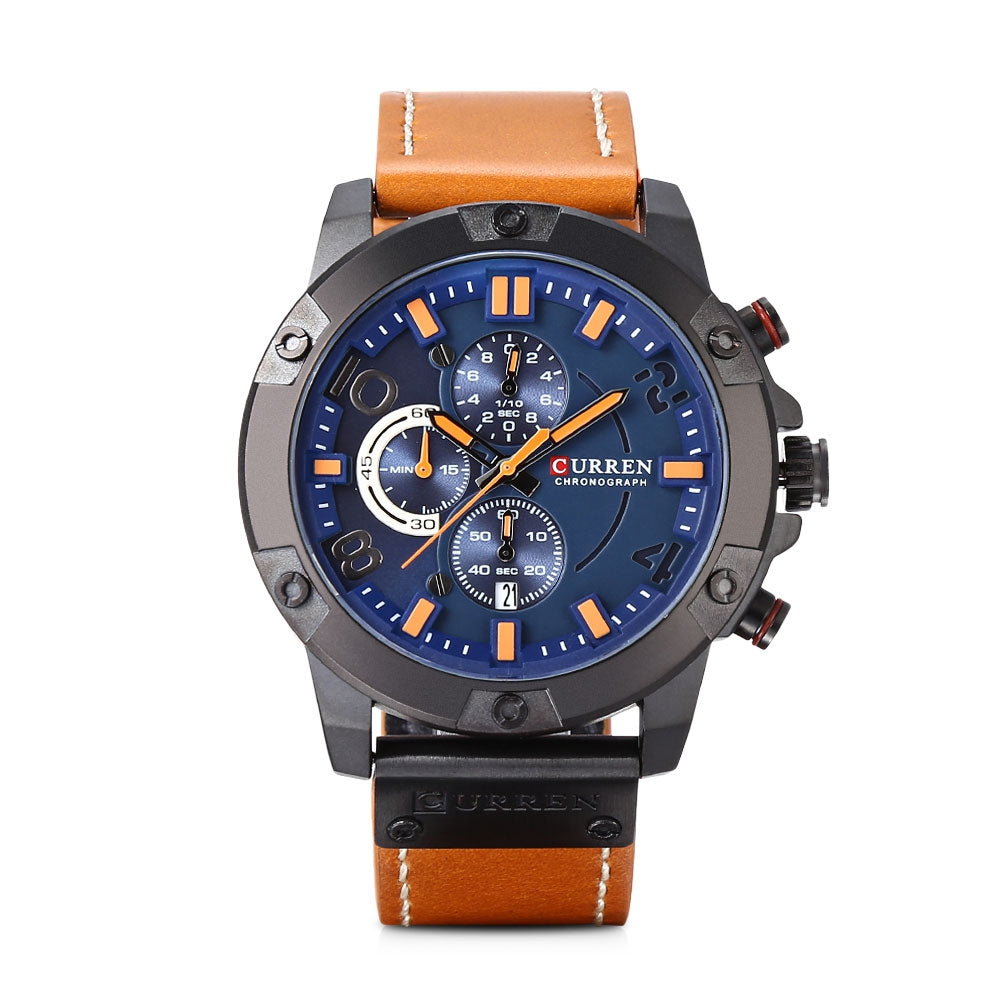 Curren 8285 Six-pin Water-resistance Sports Quartz Watch